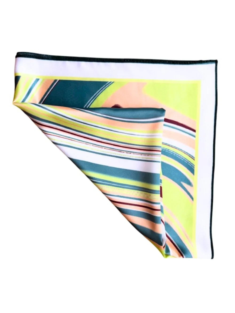 Abstract Marble Swirl Square Scarf 48x48cm | Custom Design Bandana Neckerchief